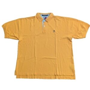 Tommy Hilfiger Orange Cotton Polo Shirt XL